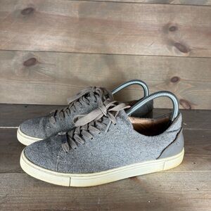 frye ivy womens size 8.5 shoes gray wool lace up comfort walking sneakers
